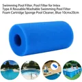 Filtro per piscina per Intex Tipo A Riutilizzabile Lavabile Filtro per piscina Cartuccia in schiuma Spugna Detergente per piscina 10 cm x 20 cm