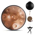 9/10/12 Ton 432Hz Handpan Trommel 22 Zoll d Moll Stahl Zunge Trommel Yoga Meditation Musik