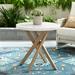 Better Homes & Gardens Paige 27 Round Outdoor Tile Top Bistro Table White