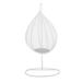 1/12 Swing Chair Tear Drop Hanging Hammock patio and garden Decoration White