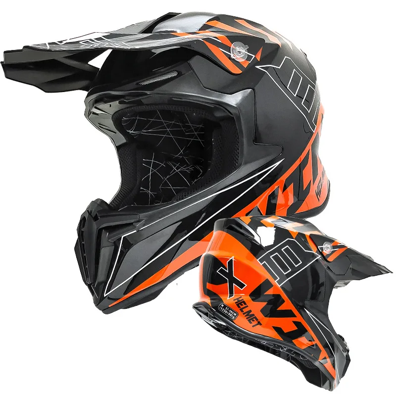 Full Face Off Road Motocross Helm ATV Cross Helme Racing Motorrad Helm Dirt Bike Capacete De casco Moto Image