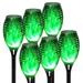 Solar Flame Lights-6 Pack Solar Flickering Garden Lights Solar Powered Lawn Lights for Garden Decor Waterproof Outdoor Flame Lights for Patio Pathway Yard Decoration