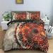 Rillbus Machine Washable Ethnic Style Duvet Cover Mandala Pattern Bedding Cover Suit for Bedroom Guest Room