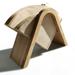 Bamboo V Shaped Coffee Filter Paper Holder Save Space Durable Filter Paper Rack