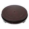 Round Wood Base Flowerpot Drip Tray Plant Pot Saucer for Fleshiness Planter Garden Balcony Vase Flower Pot Fish Tank Tray(20cm Brown Rotatable Available)