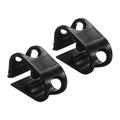 Uxcell Plastic Tube Tubing Clamps 2Pcs 1/4 - 1/2 Tube OD Adjustable Precise Flow Control Hose Clamp Black