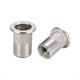 20Pcs High Quality M3 M4 M5 M6 M8 M10 Silver 304 Stainless Steel Rivnuts Flat Head Insert Threaded Insert Nut Rivet Nuts M8