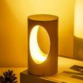 Night Light ZKCCNUK Small Night Lights Bedside Table Lamps Wood Table Lamp Bedside LED Lights Lamp for Home Room Decor on Clearance