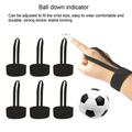 Wliqien Football Down Indicator Elastic Band Cozy Wear Adjustable Wrist Strap Professional Football Referees Wristband Football Match Sports Indicator Wrist Accessories