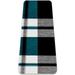 Plaid Pattern Checkered Blue Black White Grey Pattern TPE Yoga Mat for Workout & Exercise - Eco-friendly & Non-slip Fitness Mat