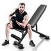 ZENOVA Workout Bench Adjustable Weight Bench for Home Gym Foldable Incline Easy Assembly Foldable Training Lifting Bench