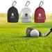 Wliqien Golf Ball Carry Bag with Hook Multifunctional Mini Waist Pouch Golf Tee Holder Pouch Portable Golf Ball Storage Bag for Holding 2 Golf Balls Golf Accessories