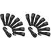 24 Pcs Two-way Hook Hard Hat Clips for Headlamp Work Headlight Lightweight Hardhat Tent Helmet Holder