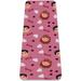 Pink Cute Cartoon Girl Boy Lover Heart Pattern TPE Yoga Mat for Workout & Exercise - Eco-friendly & Non-slip Fitness Mat