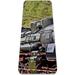 Old Steam Train Locomotive Pattern TPE Yoga Mat for Workout & Exercise - Eco-friendly & Non-slip Fitness Mat