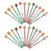 24 Pcs Christmas Rubber Pencil Pencils with Eraser School Stationery for Kids Supplies Goody Bag Stuffers Gifts Bulk Child
