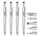 4 Pack Multitool Pen 6 in 1 Multitool Pen with Ruler & Levelgauge Multifunctional Metal Ballpoint Pen Cool Gadget for Men Unique Gift for Husband Dad Father Friend