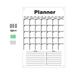 FNGZ Office Equipment Clearance Wall Acrylic Weekly Planner Board Clear Dry Erases Calendar Planner Reusable Weekly Daily to Do List Board