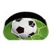 OWNTA Football Goal Soccer Sport Pattern PVC Leather Brush Holder with Five Compartments - Pencil Organizer and Pen Holder