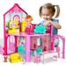 Cuopluber Doll House for Girls Boys 2-Story 2 Rooms Playhouse with Doll Toy Figures Fully Furnished Fashion Dollhouse Play House with Accessories Gift Toy for Kids Ages 3 4 5 6 7 8+