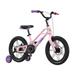 16 inch Kids Bike with Training Wheels Balancing Bicycle with Magnesium Alloy Frame Children s Bicycle with Kickstand for 4-8 Year Old Boys & Girls - Pink