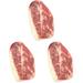 3pcs Fake Food Meat Fake Cooked Meat Kitchen Meat Model Lifelike Meat Decoration Restaurant Prop