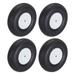 RC Airplane Wheels 4.53 OD RC Airplane PU Sponge Wheels for DIY RC Model Plane Aircraft Pack of 4