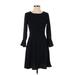 Old Navy Casual Dress - A-Line: Black Solid Dresses - Women's Size X-Small