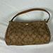 Coach Bags | Coach Designer Brown/Tan Small Handbag Purse Shoulder Bag | Color: Brown/Cream | Size: Os