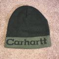 Carhartt Accessories | Carhartt Green Beanie Hat Outdoors Hat Winter Beanie One Size Warm Hat Work Hat | Color: Green | Size: Os