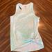 Adidas Shirts & Tops | Girls Adidas Tie Front Racer Back Tank Top | Color: Green/White | Size: 12g