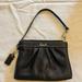 Coach Bags | Coach Smooth Black Small Leather Hand Bag | Color: Black | Size: Os