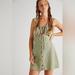 Free People Dresses | Free People Women's Olivia Mini Dress Size L | Color: Green | Size: L