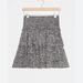 Anthropologie Skirts | Anthropologie Jennalyn Ruffle Tiered Floral Smocked Mini Skirt | Color: Black/White | Size: M