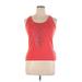 Apt. 9 Sleeveless Top Red Halter Tops - Women's Size X-Large