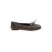 Sperry Top Sider Flats Brown Print Shoes - Women's Size 7 1/2 - Round Toe