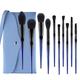 VIPAVA Makeup Brush Sets 10pcs Makeup Brushes Set Eye Shadow Eyelash Eyebrow Blending Concealer Cosmetics Brush (Color : 2)