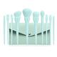 VIPAVA Makeup Brush Sets 10pcs Makeup Brushes Set Foundation Powder Eyeshadow Blush Eyelash Wands Beauty Makeup Tools (Color : Blue, Size : B)