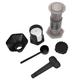 Coffee Maker, 240ml Plastic Portable Press Coffee Maker Machine with 400pcs Filter Paper