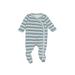 Nordstrom Baby Long Sleeve Outfit: Blue Stripes Bottoms - Size Newborn