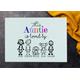 This Auntie Is Loved By Tempered Glass Chopping Board Glass Cutting Board Personalised Mothers Day Gift Kitchen New Home Gift Auntie 39X29cm