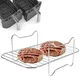 Luft fritte use Rack für Doppel korb Luft fritte usen Edelstahl Grill Rack Luft fritte use Zubehör