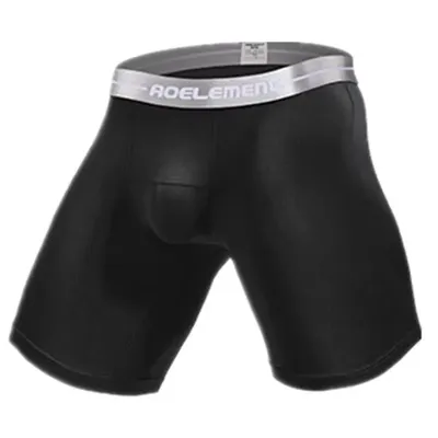 Männer Unterwäsche Modal Boxer Shorts Hombre Atmungsaktive Höschen Mann U Konvexen Beutel Mittleren Image