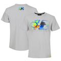 "T-Shirt VR46 Racing Sole Luna - Gris - Homme Taille: S"