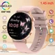 Montre de santé ECG pour femme écran HD AMOLED montre intelligente NDavid appel Bluetooth HD