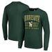 Men's Starter Green Minnesota North Stars Retro Graphic Long Sleeve Crew T-Shirt