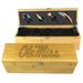 Ole Miss Rebels Bamboo Wine Gift Box With Tools