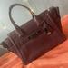 Coach Bags | Coach Burgundy Leather Swagger 27 Carryall Satchel | Color: Purple/Red | Size: Os