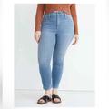 Madewell Jeans | Madewell The Perfect Vintage Jean Women's 28w Light Wash High Waist Plus | Color: Blue | Size: 28w