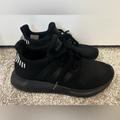 Adidas Shoes | Euc Adidas Swift Run Shoes Black On Black In Size 7 | Color: Black | Size: 7
